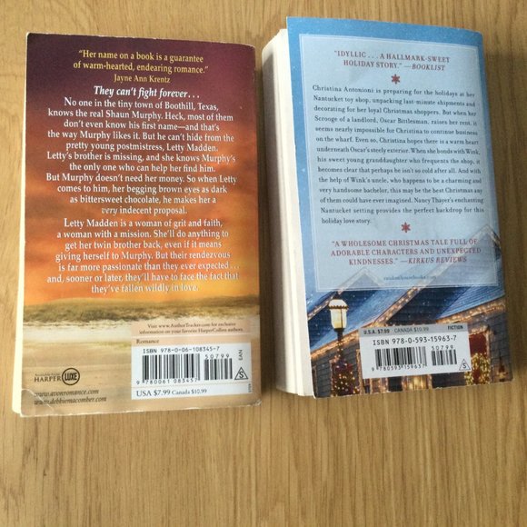 Pair Of Romance Novels Pocket books Macomber Thayer - Picture 2 of 4